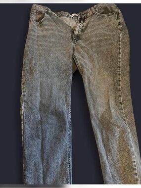 Women Classic Gray Straight-Leg Jeans